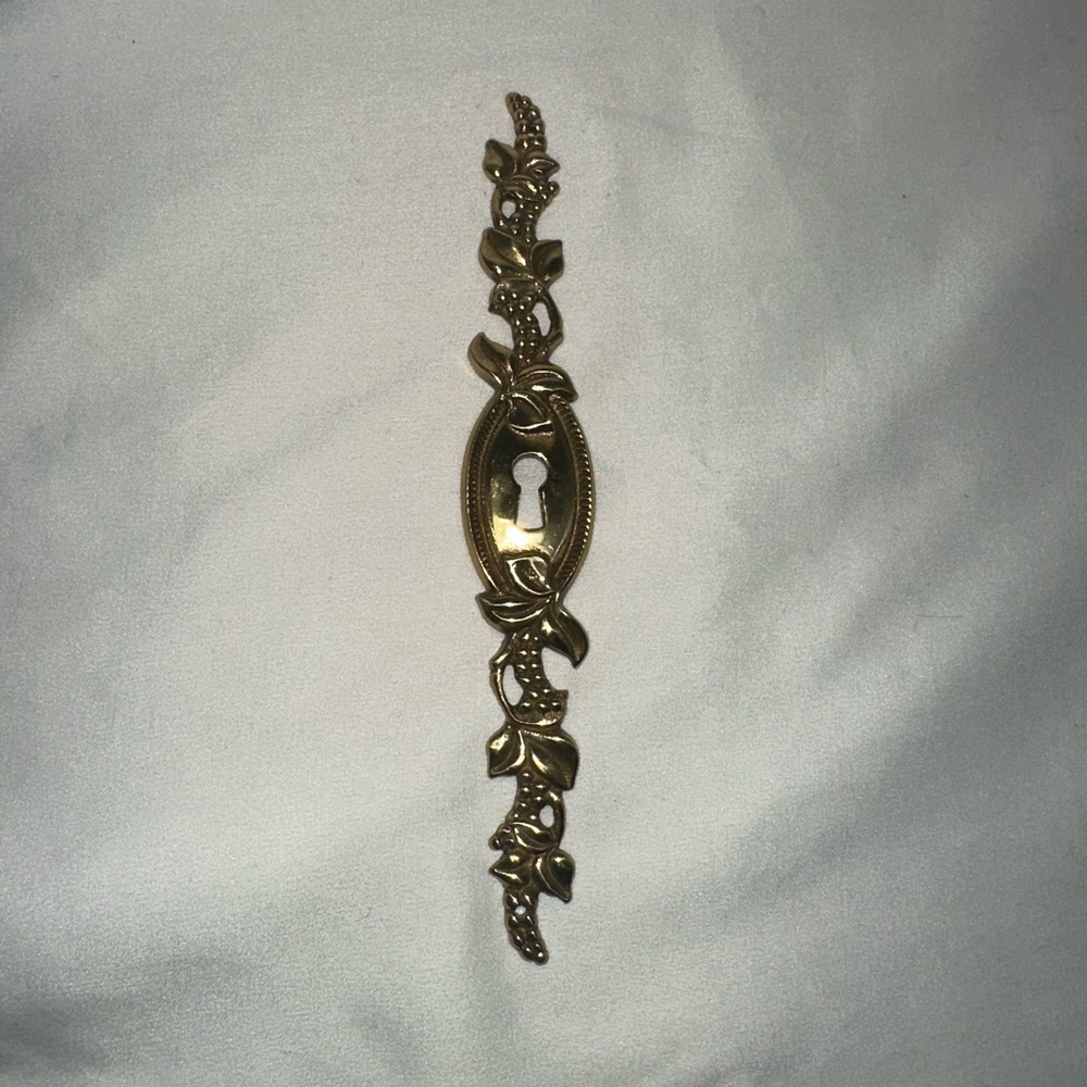 KBC Vintage Brass Key Hole Furniture Escutcheon